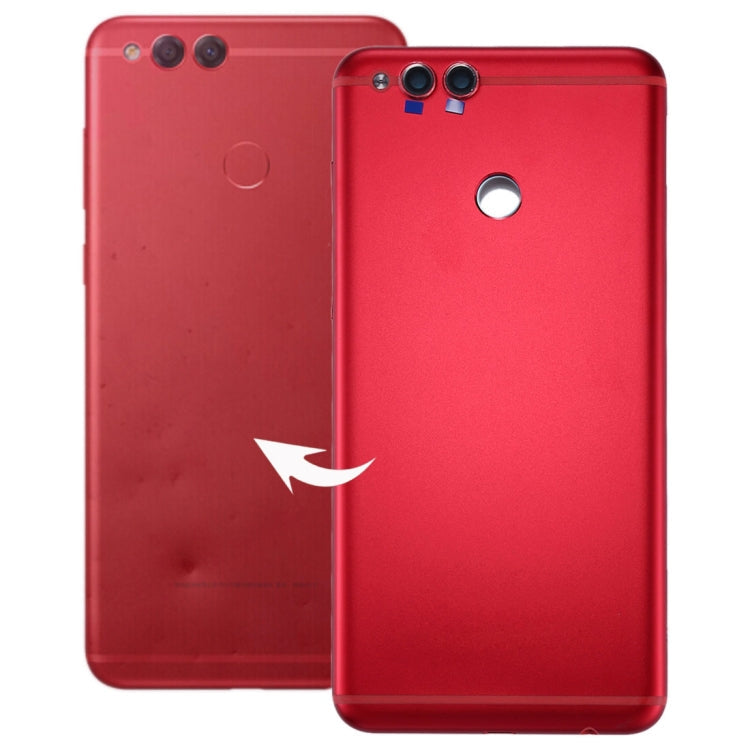 Red Premium Back Cover for Huawei Honor 7X - High-Quality Replacement
