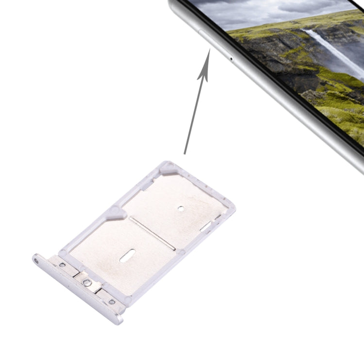 Silver SIM Card Tray for Xiaomi Redmi Note 3 (MediaTek Version)