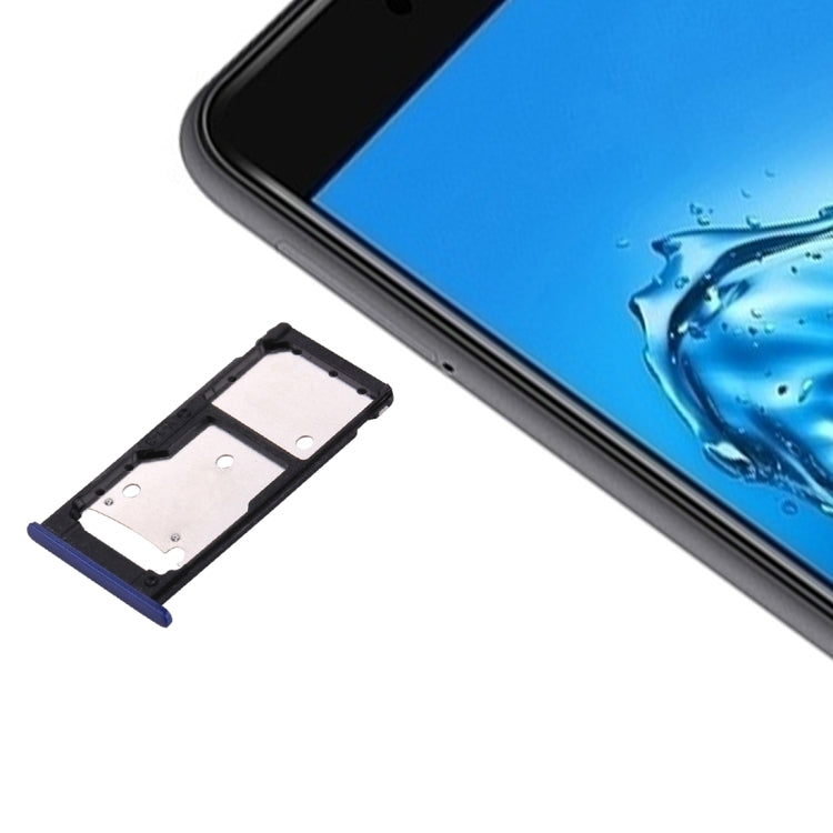 Huawei Enjoy 7 Plus / Y7 Prime SIM Card and Micro SD Card Tray (Dark Blue)