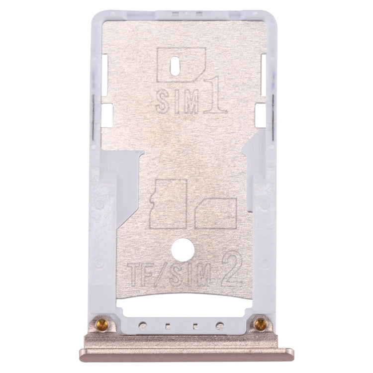 Replacement SIM & SIM / TF Card Tray for Xiaomi Mi Max 2 (Gold)