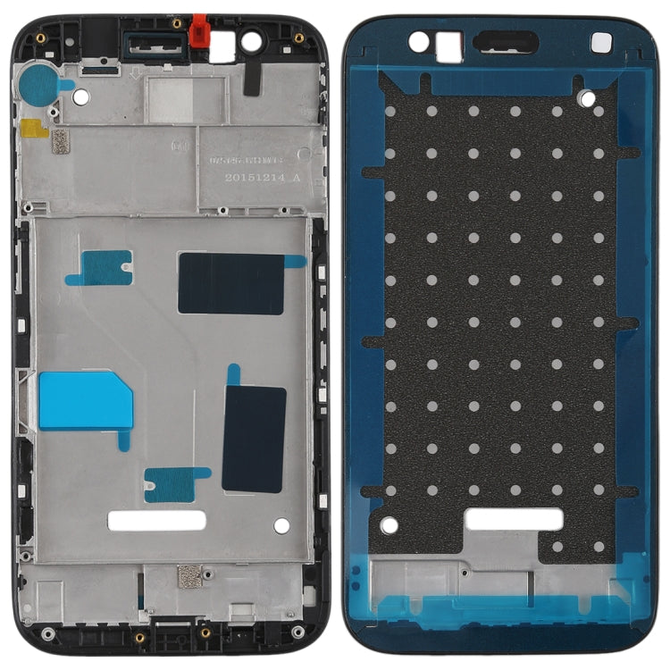 Front Housing LCD Frame Bezel Plate Replacement for Huawei G7 Plus - Black