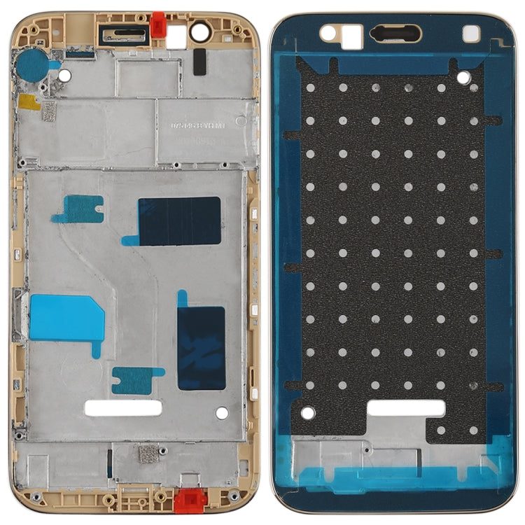 Gold Front Housing LCD Frame Bezel Plate for Huawei G7 Plus