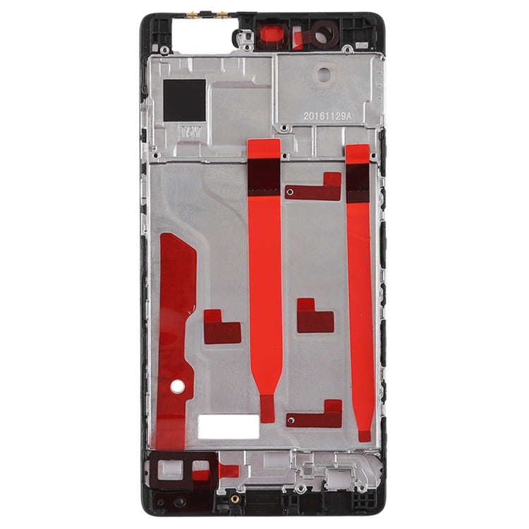 Front Housing LCD Frame Bezel Plate Replacement for Huawei P9 (Black)