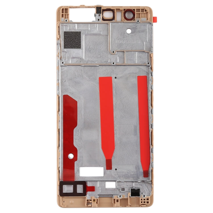 Huawei P9 Front Housing LCD Frame Bezel Plate in Gold