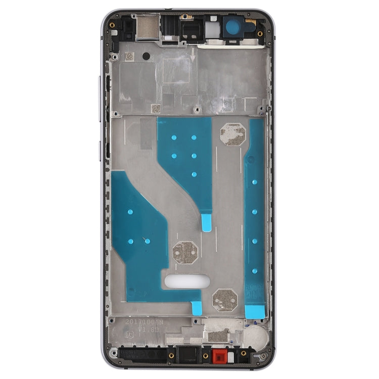 Middle Frame Bezel Plate with Side Keys for Huawei P10 Lite in Black