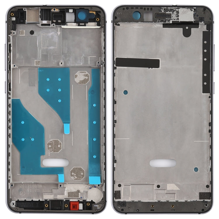Middle Frame Bezel Plate with Side Keys for Huawei P10 Lite in Black