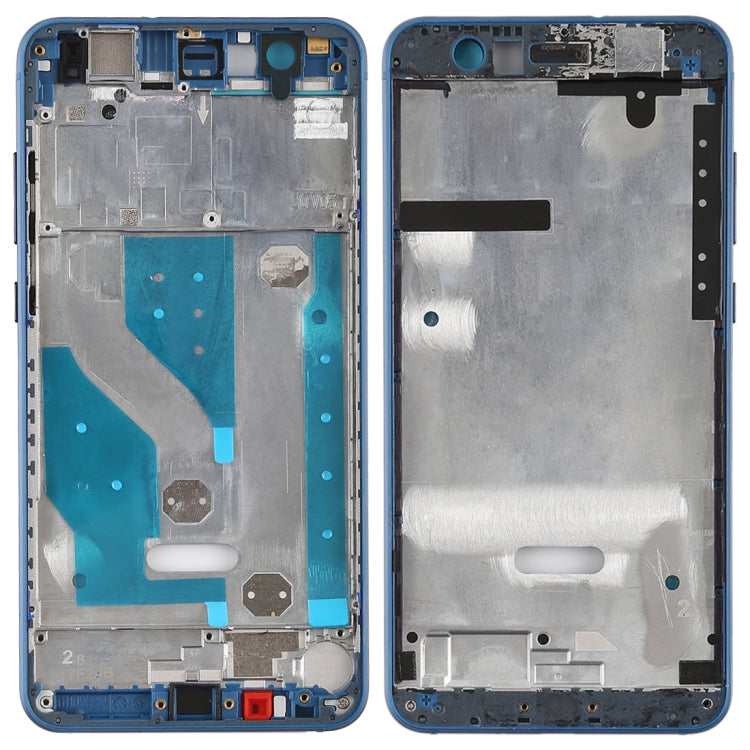 Middle Frame Bezel Plate with Side Keys for Huawei P10 Lite in Blue