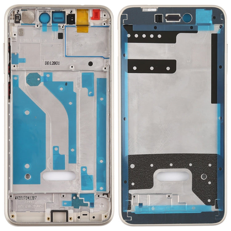 Middle Frame Bezel with Side Keys for Huawei Honor 8 Lite in Gold Color
