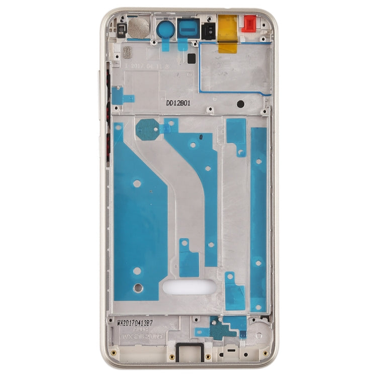 Middle Frame Bezel with Side Keys for Huawei Honor 8 Lite in Gold Color