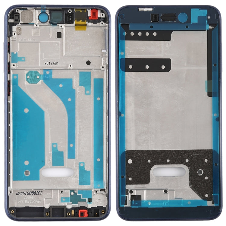 Middle Frame Bezel Plate with Side Keys for Huawei Honor 8 Lite in Blue