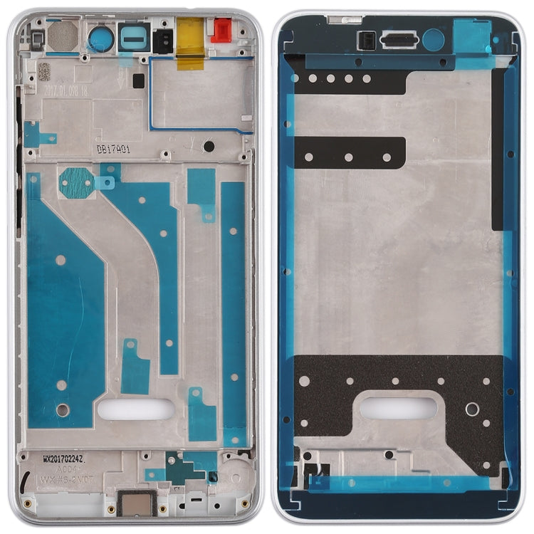 Middle Frame Bezel Plate with Side Keys for Huawei Honor 8 Lite (White)