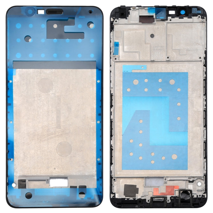 Front Housing LCD Frame Bezel Plate for Huawei Honor Play 7X - Black