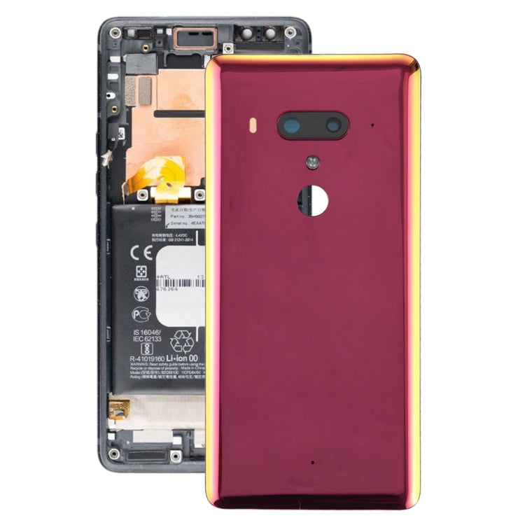 Red Battery Back Cover with Built-in Camera Lens for HTC U12+