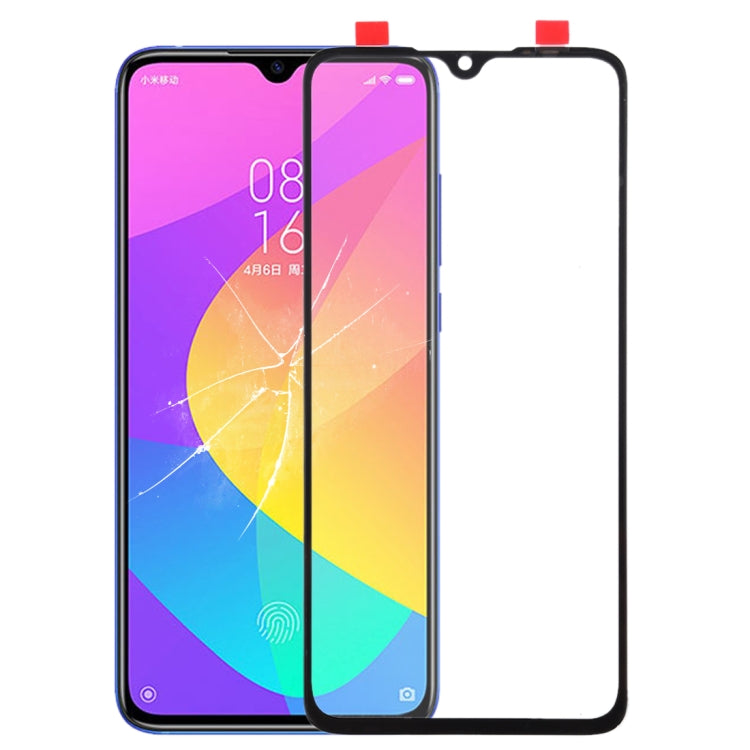 Front Screen Outer Glass Lens for Xiaomi Mi CC9e / Mi A3 (Black)