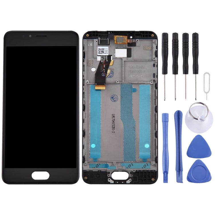 Meizu M5s / Meilan 5s Full Assembly LCD Screen and Digitizer with Frame (Black)