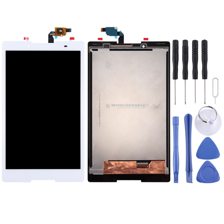 Lenovo Tab3 8 Replacement LCD Screen and Digitizer Assembly (White)
