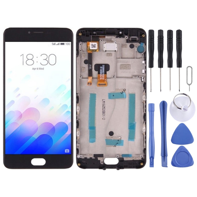 Meizu M3 Note / Meilan Note 3 LCD Screen and Digitizer Assembly with Frame (Black)