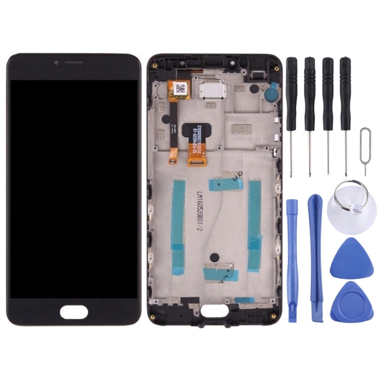 Meizu M3 Note / Meilan Note 3 LCD Screen and Digitizer Assembly with Frame (Black)