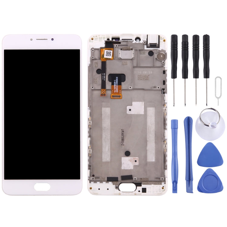 LCD Screen and Digitizer Assembly for Meizu M3 Note / Meilan Note 3 (China Version) - White