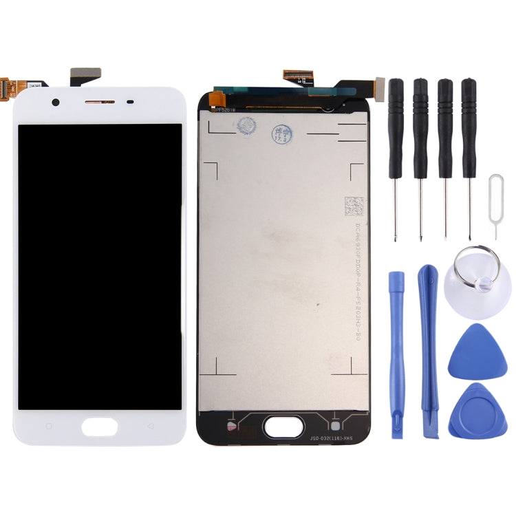 White LCD Screen and Digitizer Full Assembly for OPPO A57