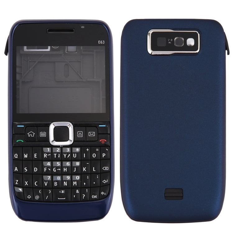 Nokia E63 Full Housing Cover Set (Dark Blue)