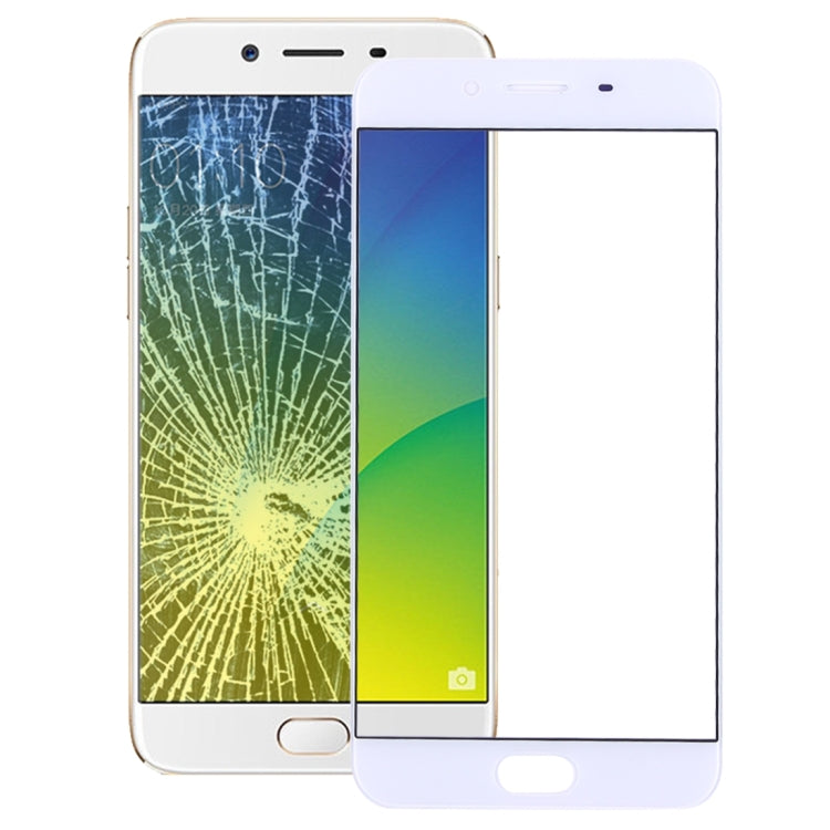 OPPO R9s White Front Screen Outer Glass Lens