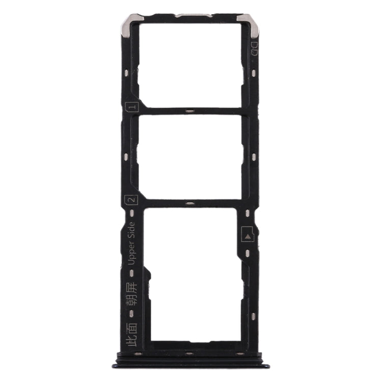 Black SIM Card Tray Set with Micro SD Card Tray for Vivo S1