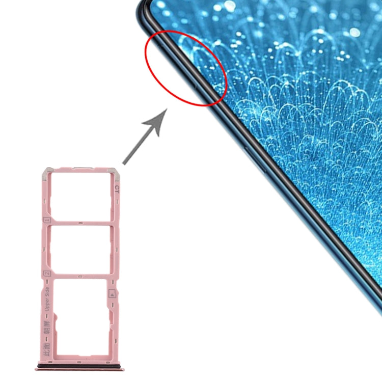 SIM Card Tray, SIM Card Tray, and Micro SD Card Tray Set for Vivo S1 - Gold