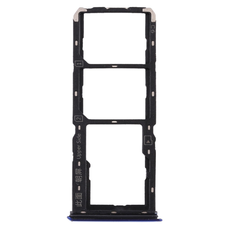 Vivo S1 SIM Card and Micro SD Card Triple Tray Set (Blue)