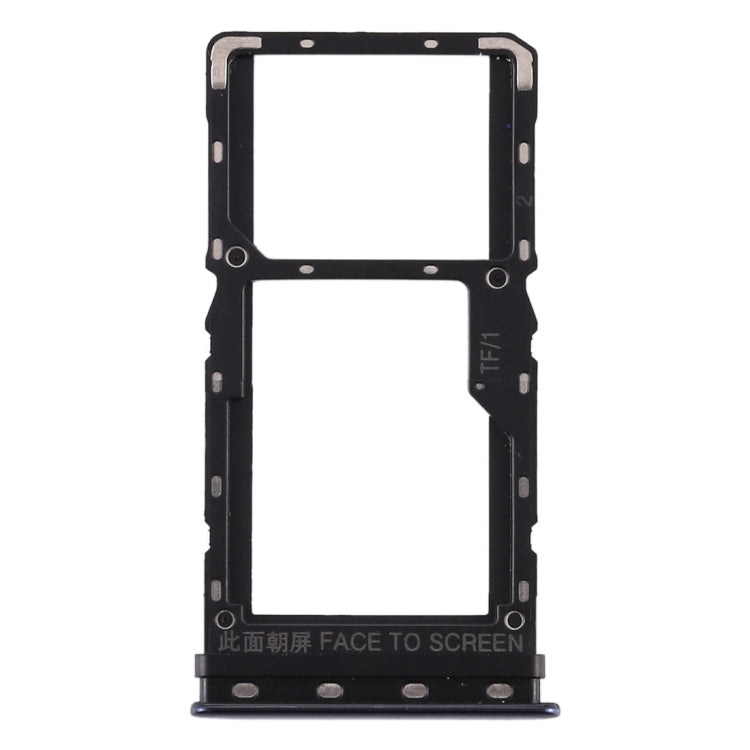 SIM Card Tray and SIM/Micro SD Card Tray for Xiaomi Mi CC9e / Mi A3 (Black)