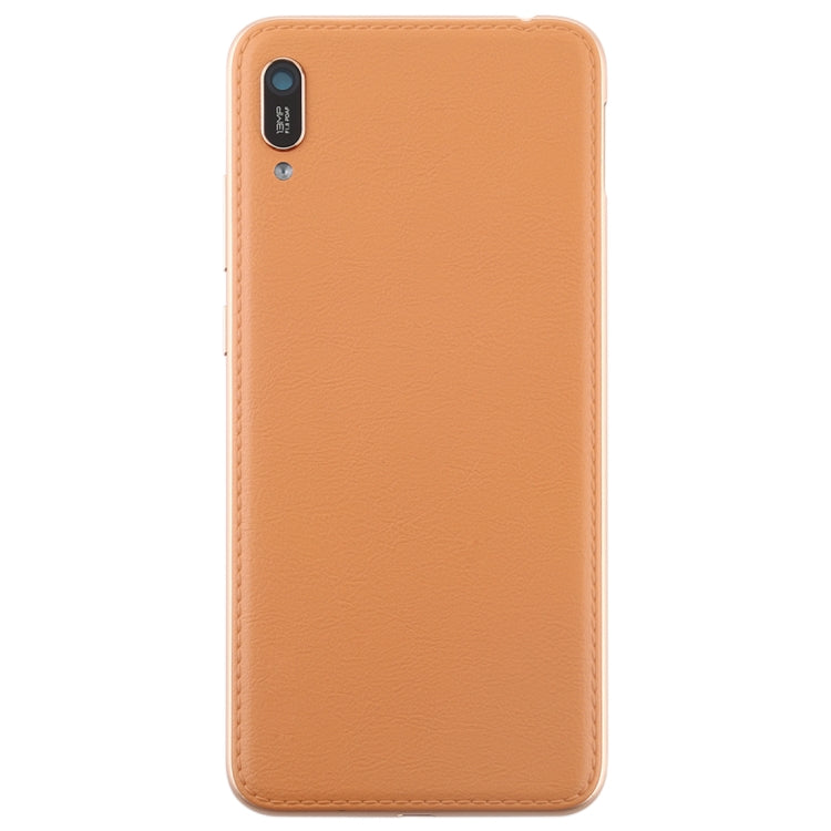 Coffee Battery Back Cover with Camera Lens & Side Keys for Huawei Enjoy 9e