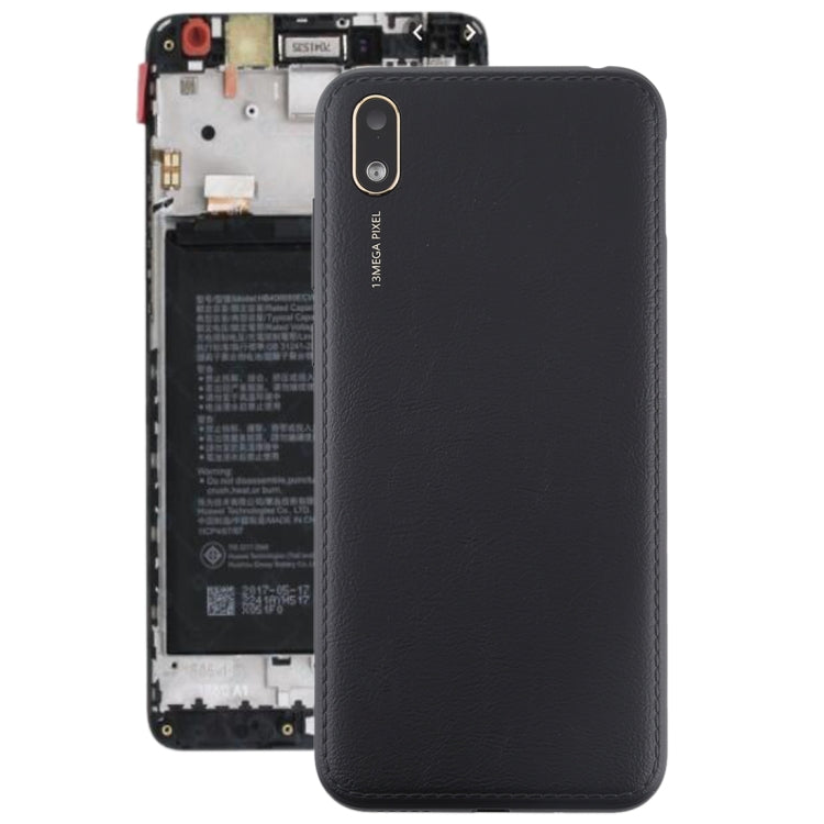 Back Cover Replacement with Camera Lens & Side Keys for Huawei Y5 (2019)(Black)