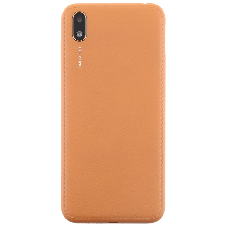 Battery Back Cover with Camera Lens & Side Keys for Huawei Y5 (2019) in Coffee Color