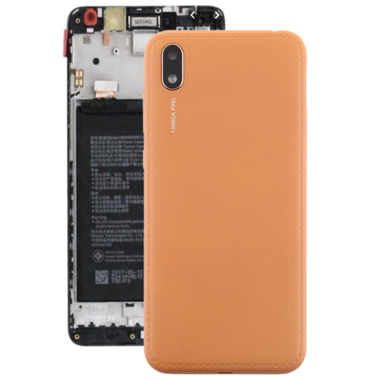 Battery Back Cover with Camera Lens & Side Keys for Huawei Y5 (2019) in Coffee Color