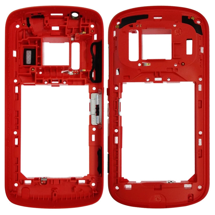 Red Middle Frame Bezel for Nokia 808 PureView