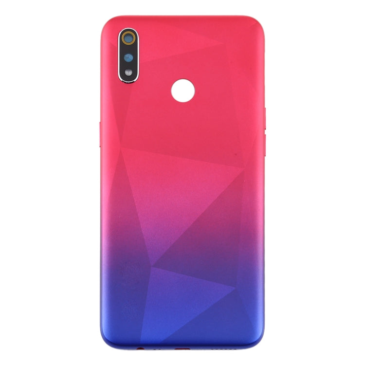OPPO Realme 3 Battery Back Cover in Red and Blue