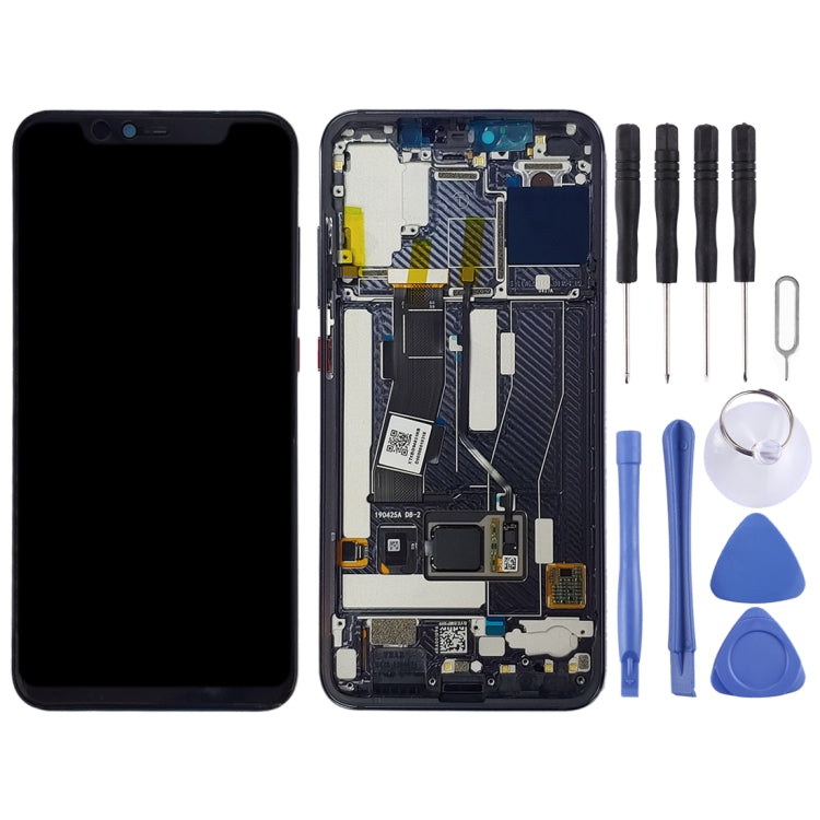 Xiaomi Mi 8 Explorer / Mi 8 Pro Black LCD Screen and Digitizer Assembly with Frame