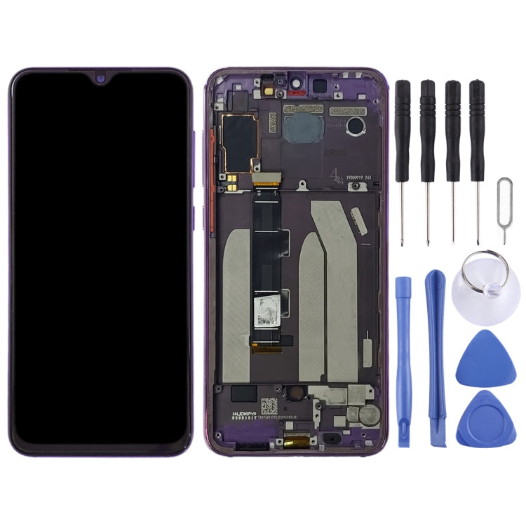 Purple Replacement LCD Screen and Digitizer Assembly with Frame for Xiaomi Mi 9 SE