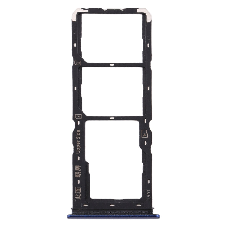 Replacement SIM Card Tray and Micro SD Card Tray Set for Vivo U3x / U10 (Blue)