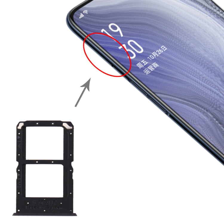 OPPO Reno Z SIM Card Tray Replacement (Black)