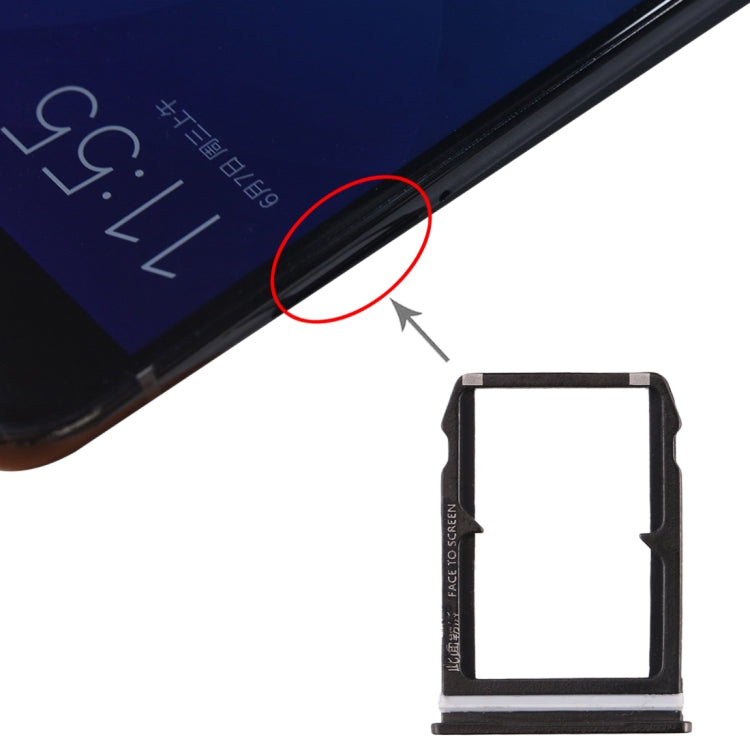 SIM Card Tray Replacement for Xiaomi Mi 6 - Black
