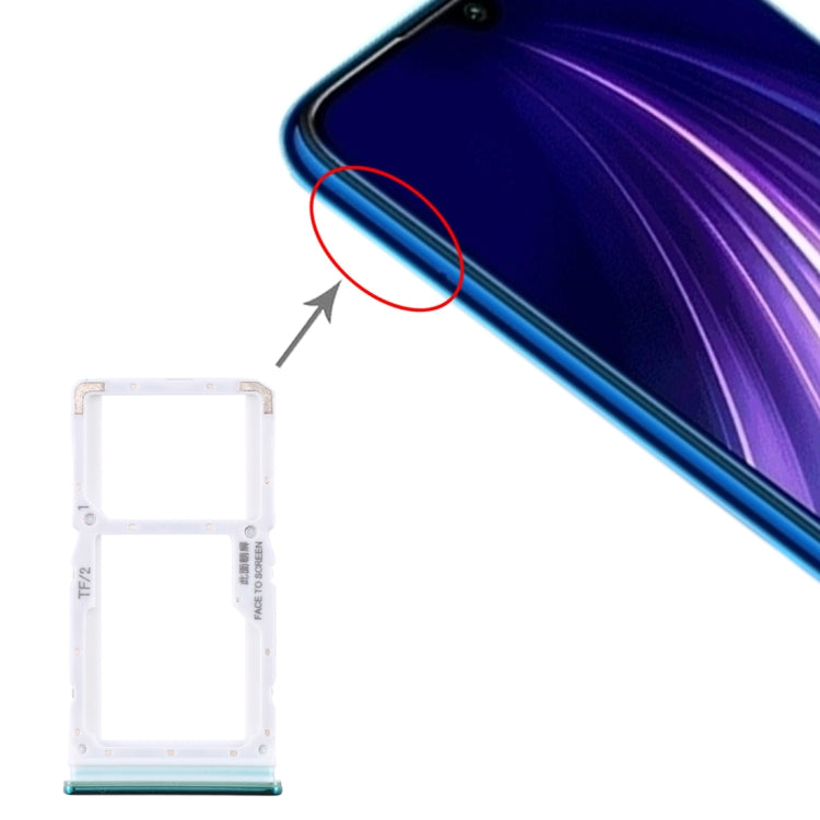 Xiaomi Redmi Note 8 Pro SIM Card Tray and Micro SD Card Tray (Green)