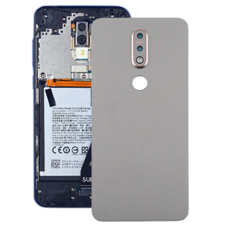 Nokia 7.1 Silver Battery Back Cover