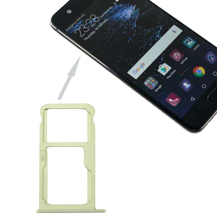 Huawei P10 Replacement SIM Card Tray & SIM / Micro SD Card Tray (Green)