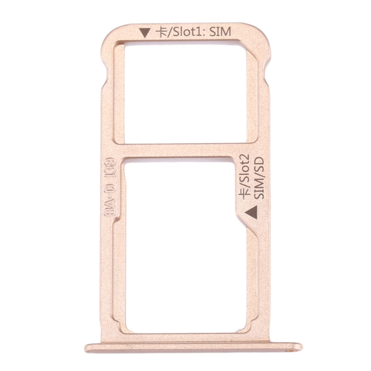 Gold SIM Card Tray for Huawei Mate 9 with SIM/Micro SD Card Slot