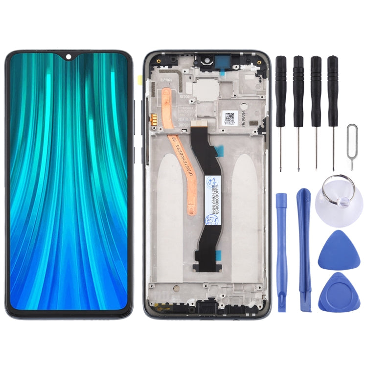 Xiaomi Redmi Note 8 Pro LCD Screen Replacement with Frame - Black