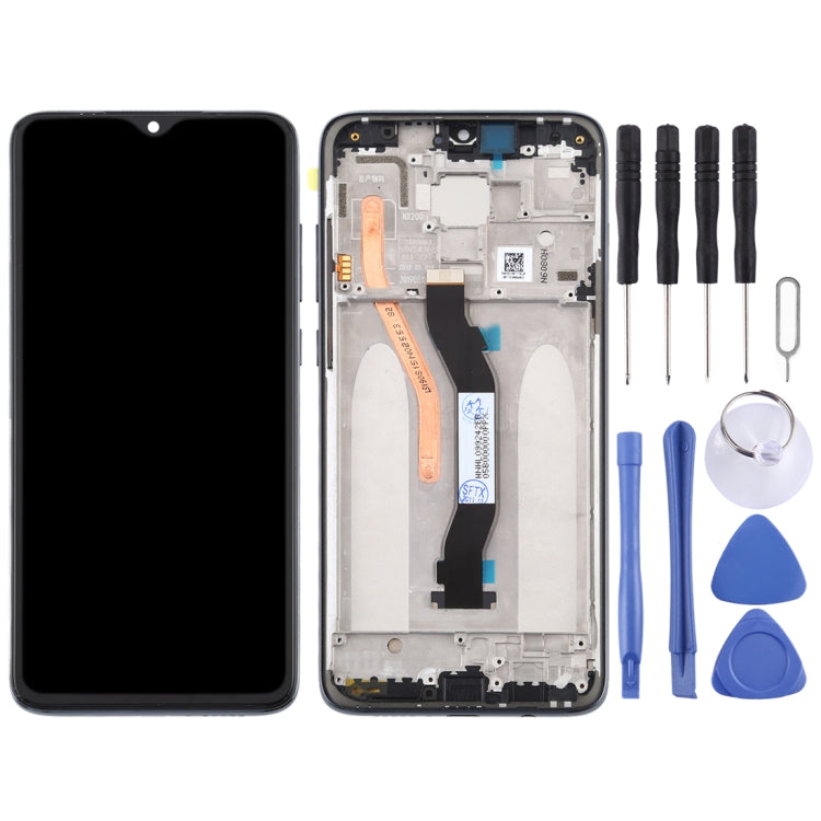 Xiaomi Redmi Note 8 Pro LCD Screen Replacement with Frame - Black
