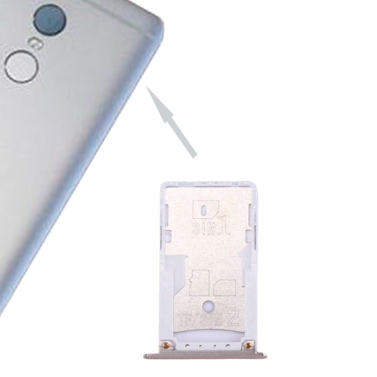 Gold SIM & TF Card Tray Replacement for Xiaomi Redmi Note 4