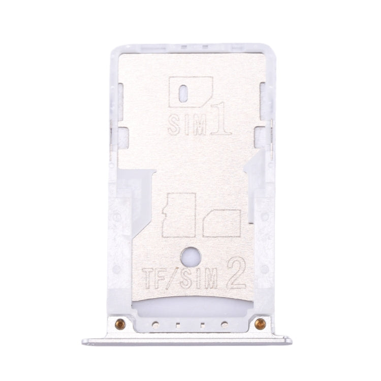 SIM Card and Micro SD Card Tray for Xiaomi Redmi Note 4 (Silver)