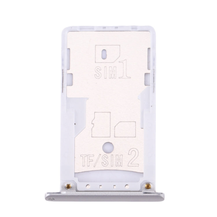 Replacement SIM & TF Card Tray for Xiaomi Redmi Note 3 (Qualcomm Version) - Silver